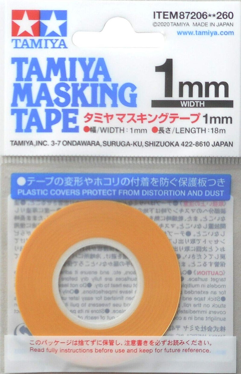Tamiya TAM87206 87206 Masking Tape 1 mm/18 m, Model Making, Accessories - Image 1